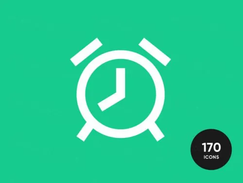 170个界面编辑时间设置矢量图标集Gizmo Interface Icons