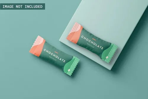 零食小吃糖果包装设计提案展示样机模板 Snack packa