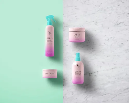 化妆品包装设计PSD贴图模板Psd Cosmetic Packaging Mockup