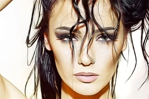 照片转油漆颜料绘画效果PS动作 Oil Paint Photoshop