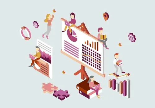 商业计划企业概念商业等距插图矢量设计素材Business Concepts Isometric