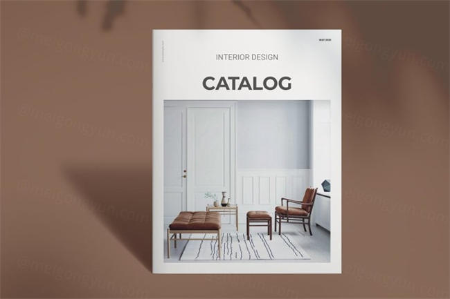 家居室内设计产品目录模板画册模板宣传画册设计 Interior Design Product Catalog ...