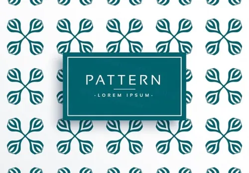 不规则几何抽象图形矢量元素Abstract Geometric Pattern With Cross Shapes