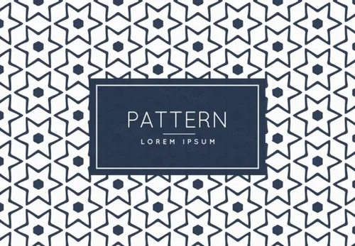 抽象几何星形矢量图案图形形状元素Abstract Geometric Shapes Pattern Design