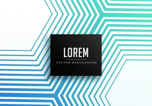 渐变抽象几何不规则矢量图案图形形状元素Geometric Blue Lines Pattern Background