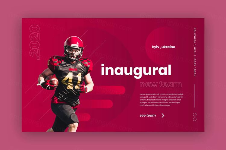 创意网站首页巨无霸Banner图设计模板