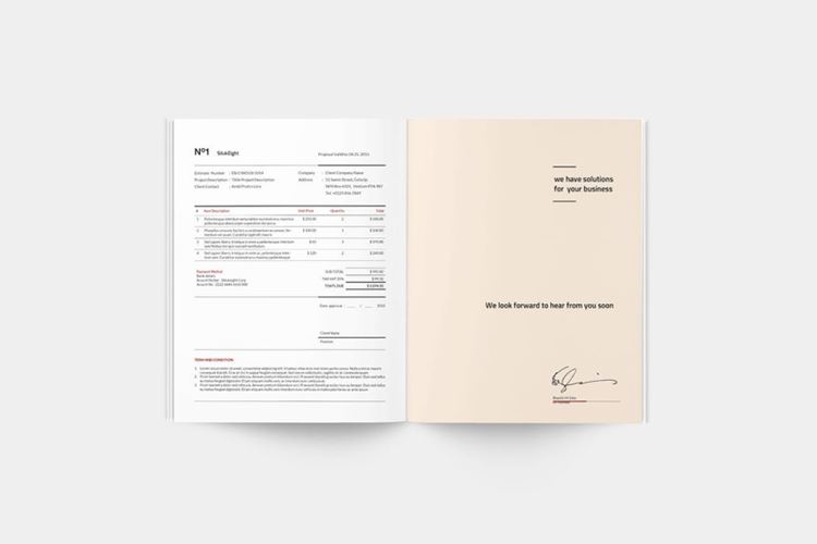 商业计划书品牌手册画册时尚杂志设计模板 business proposal