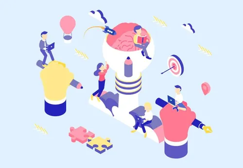 创新理念启动概念等距插图矢量设计素材Startup Concepts Isometric