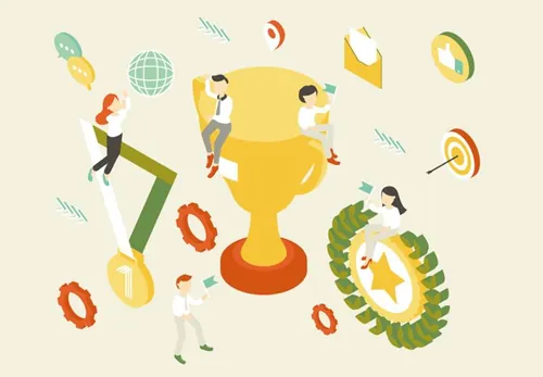 领导能力启动概念等距插图矢量设计素材Startup Concepts Isometric