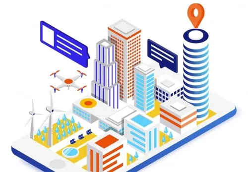 智能智慧城市云计算区块链平台数据分析网上购物Smart city