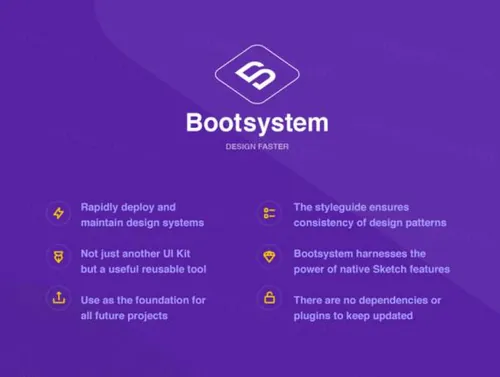 基于Bootstrap基础简洁可定制设计系统构建器UI工具包Bootsystem