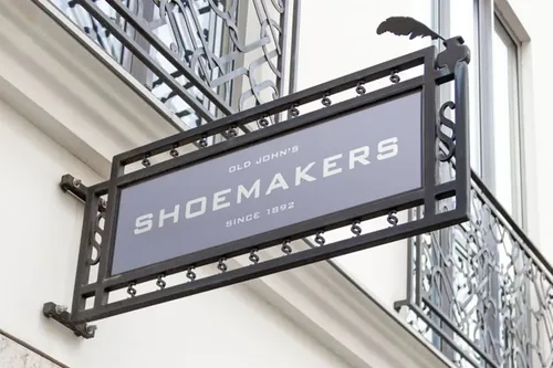 户外悬挂式店招Logo标志牌样机