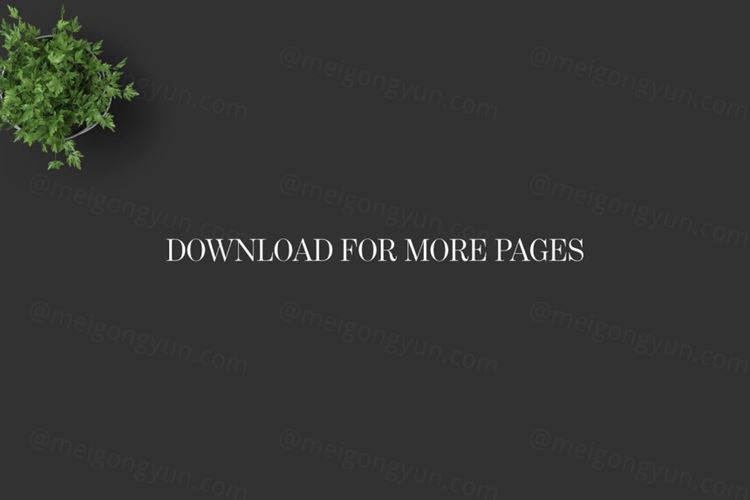 画册杂志设计模板creative works and graphic designer portfolio