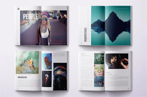 时尚杂志画册品牌手册设计模板 multipurpose photo magazine