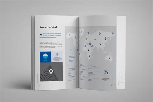 画册杂志设计模板 annual report