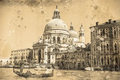 照片转复古手绘画效果PS动作 Vintage Sketch Photo