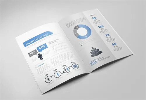 时尚简约高端的公司简介品牌手册杂志楼书画册设计模板 company profile