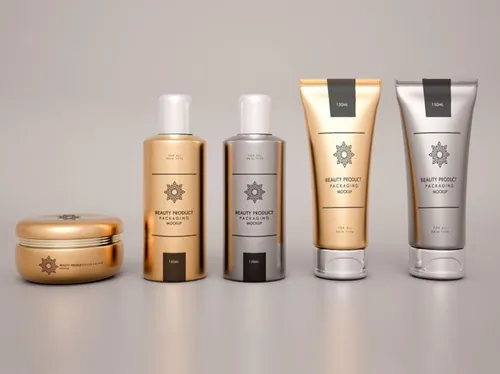 化妆品包装设计PSD模板Cosmetic Products Packaging Mockup PSD