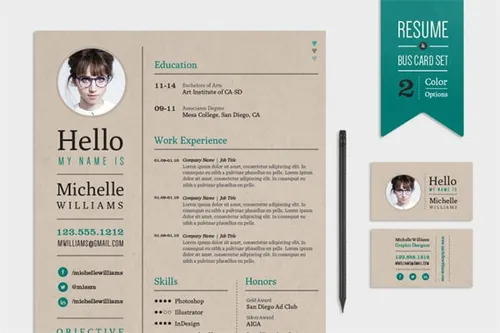 有创意的简历模板 商业名片模板 Creative Resume Business