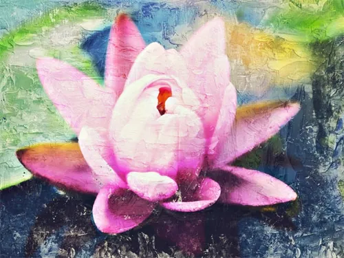 【数字艺术】丙烯酸水粉颜料艺术特效PS动作素材 Impasto Oil