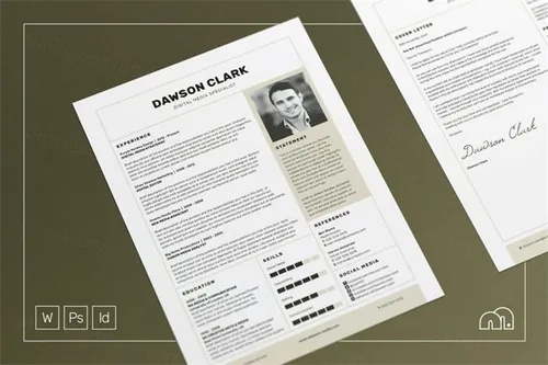有格调的简历模板 Dawson  Resume CV