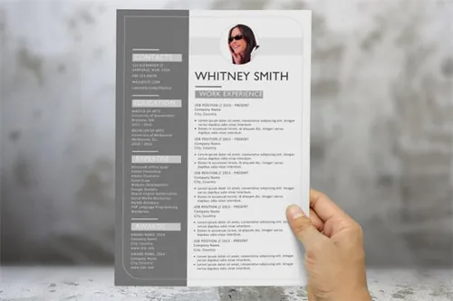 现代风格的简历模板三合一 Modern 3 in 1 resume pack