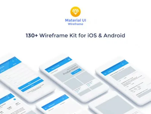 多功能时尚简约流行移动手机应用程序原型设计UI工具包Baseframe Mate