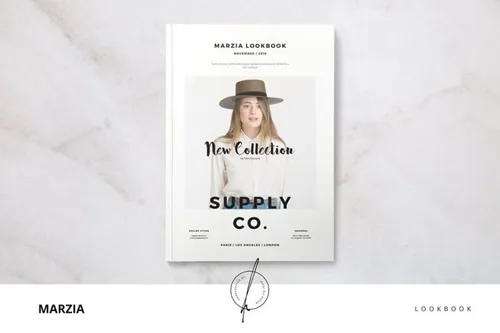 时尚杂志画册模板 Marzia Lookbook 508508