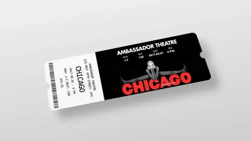 Ticket Mockup 机票、电影票贴图#001 样机模版