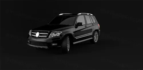 SUV车身广告贴图样机Car Branding Mockup (SUV) ＃6581716