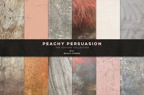 大理石木纹墙纸素材 Peachy Persuasion Te