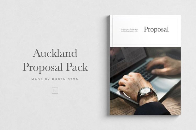 现代多用途画册杂志模板 Auckland Proposal Template