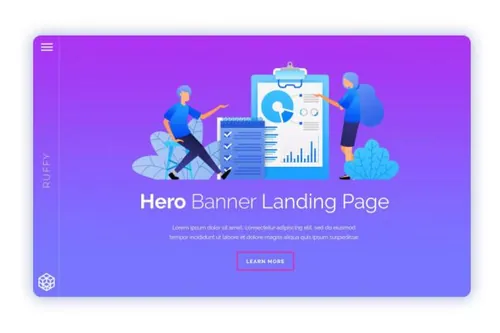 数据图表任务管理网站Banner图设计PSD模板