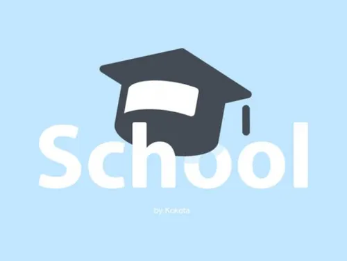 学校教育学习培训相关元素矢量图标集School Icons