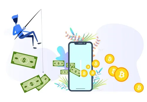 项目ICO区块链平台加密货币比特币2D矢量插图设计素传Blockchain Platform 06