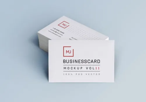 名片模板贴图PSD模板Psd Business Card Mock-Up