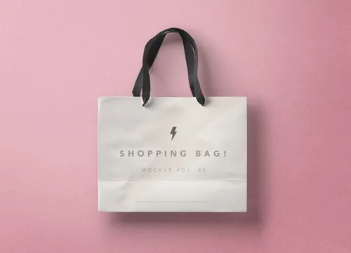 购物袋贴图样机PSD模板Shopping Bag Psd Mockup