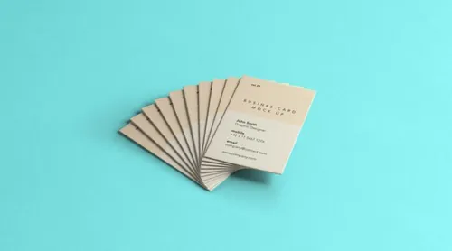 名片贴图样机PSD模板Psd Business Card Mock-Up