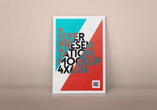 海报贴图模型PSD模板Psd Flyer Mock-Up