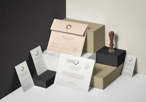 信封卡品牌样机 Psd Envelope Card Brand Mockup Vol3