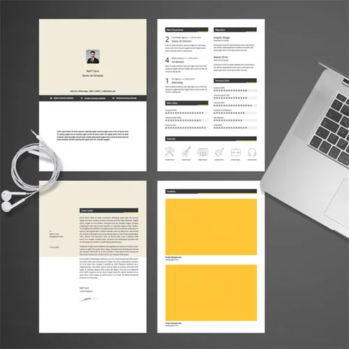 简历设计预览模板 Form Resume Template