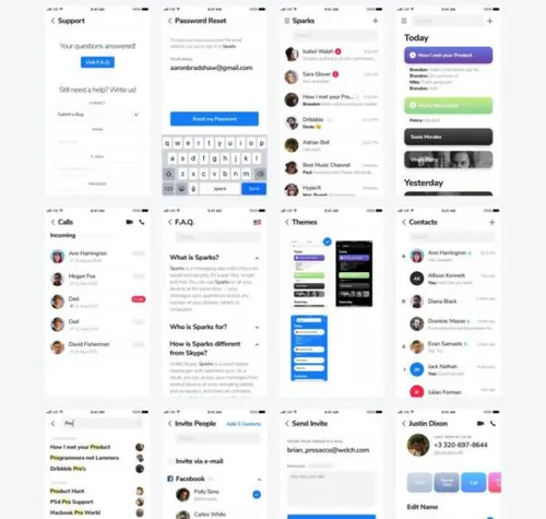 完美的iOS11 相关 APP UI套装打包下载[XD,Sketch,