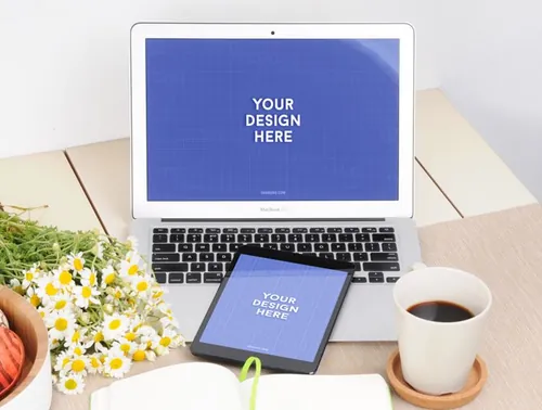 iPad电脑贴图样PSD模板7 iPad mockups