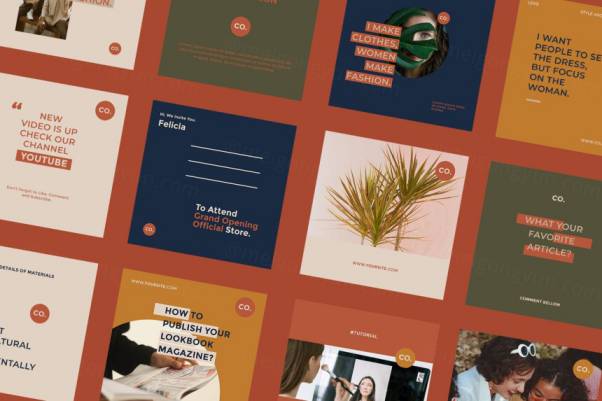 优雅时尚高端多用途高品质Instagram社交媒体banner海报设计