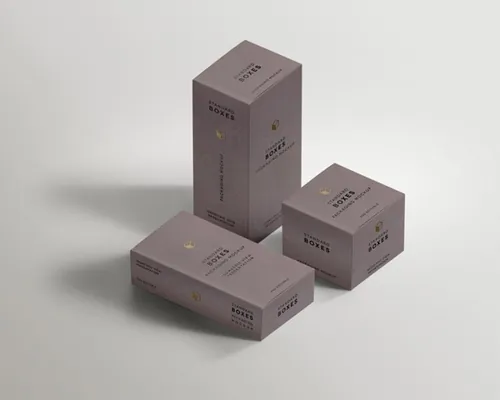 产品包装盒子设计效果图样机 Standard Packaging Box Mockups