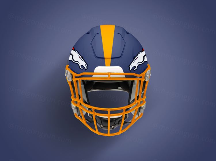 橄榄球头盔模型Football Helmet Mockup