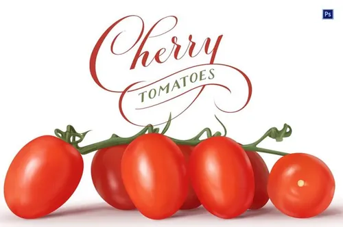 樱桃西红柿Cherry Tomatoes Hi-Res PSD