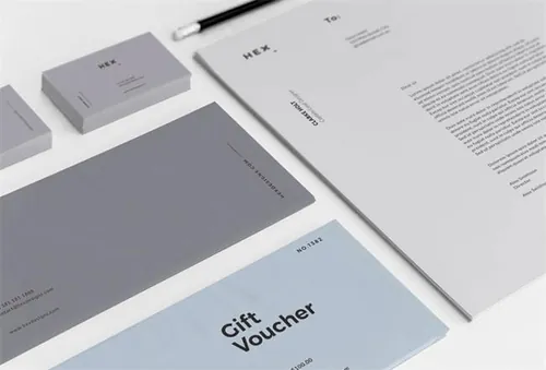 品牌展示模板 Hex Branding  Identity Print Template