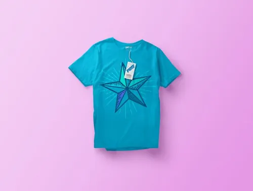 短袖模型PSD模板Classic Psd T-shirt Mockup