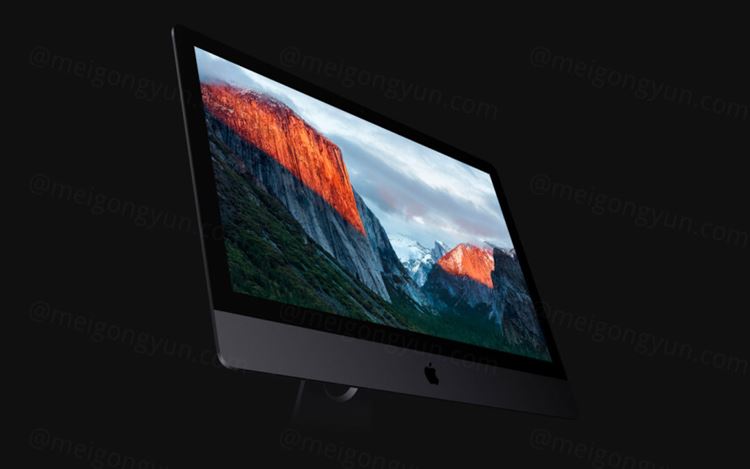 透视电脑模型贴图样机PSD模板Perspective iMac Pro Mockup Vol007
